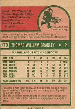 Tom Bradley back