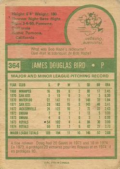Doug Bird back