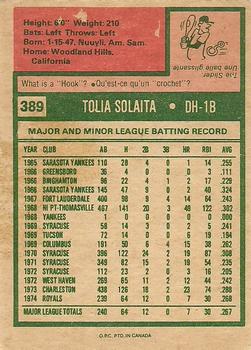 Tony Solaita back