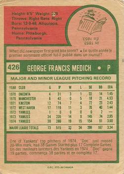 George Medich back