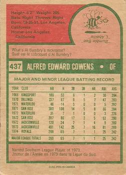 Al Cowens back