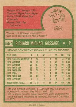 Rich Gossage back