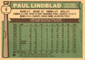 Paul Lindblad back