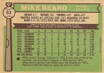 Mike Beard back