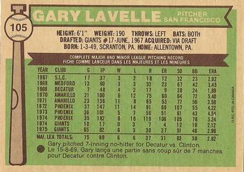 Gary Lavelle back