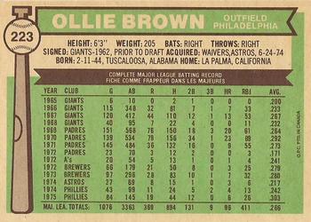 Ollie Brown back