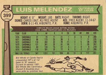 Luis Melendez back