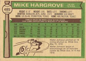 Mike Hargrove back