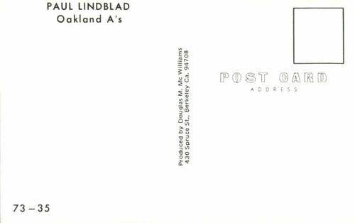 Paul Lindblad back