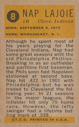 Nap Lajoie back
