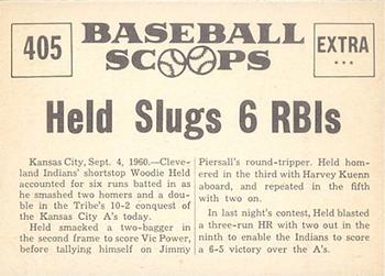 Woodie Held back