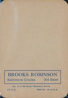 Brooks Robinson back