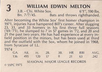 Bill Melton back