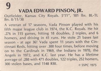 Vada Pinson back