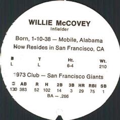 Willie McCovey back