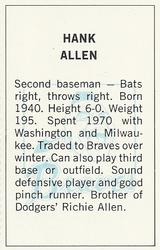 Hank Allen back