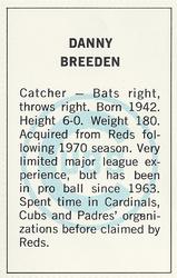 Danny Breeden back