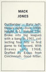 Mack Jones back
