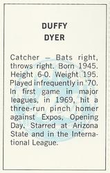 Duffy Dyer back