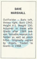 Dave Marshall back
