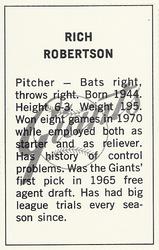 Rich Robertson back