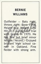 Bernie Williams back