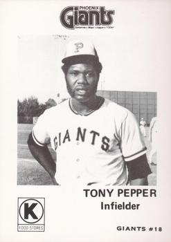 Tony Pepper #18