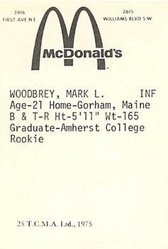 Mark Woodbrey back